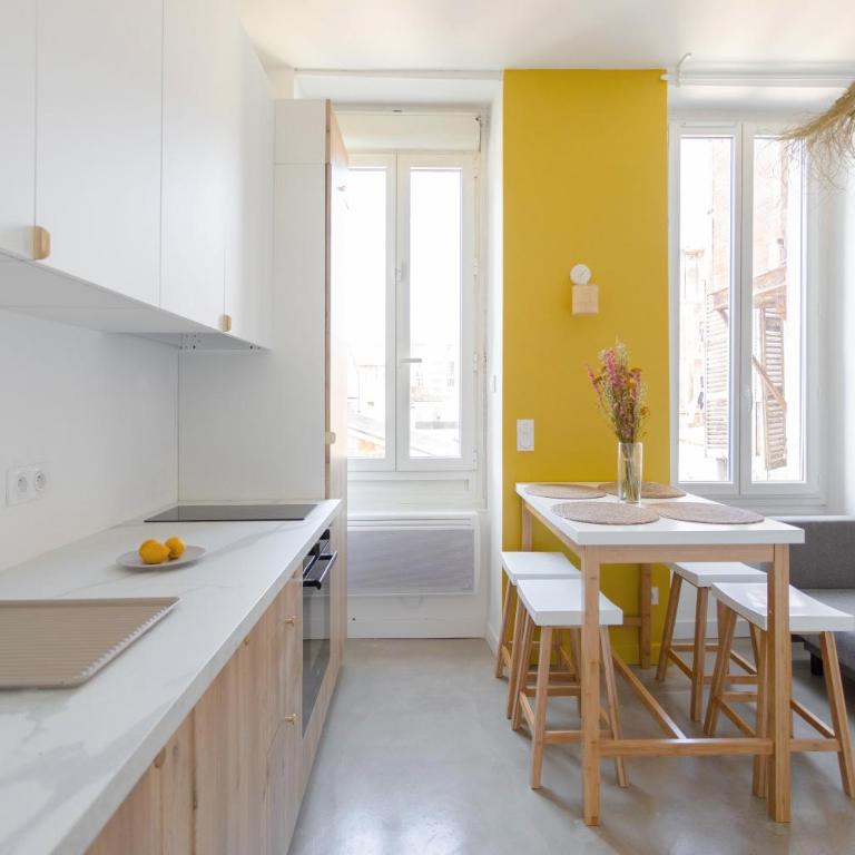 Charmant T3 à proximité du Vieux-Port avec Clim - 4min à pied du métro - Appartement 2 Chambres - 14