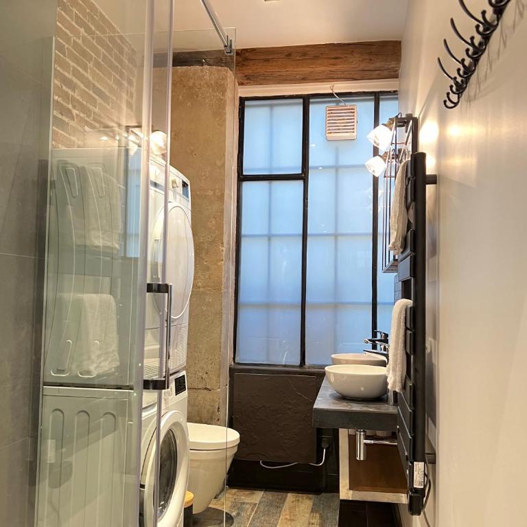 GOOD VIBES Luxurious Loft in Paris 11th, with AC & table football - Appartement 1 Chambre - 12