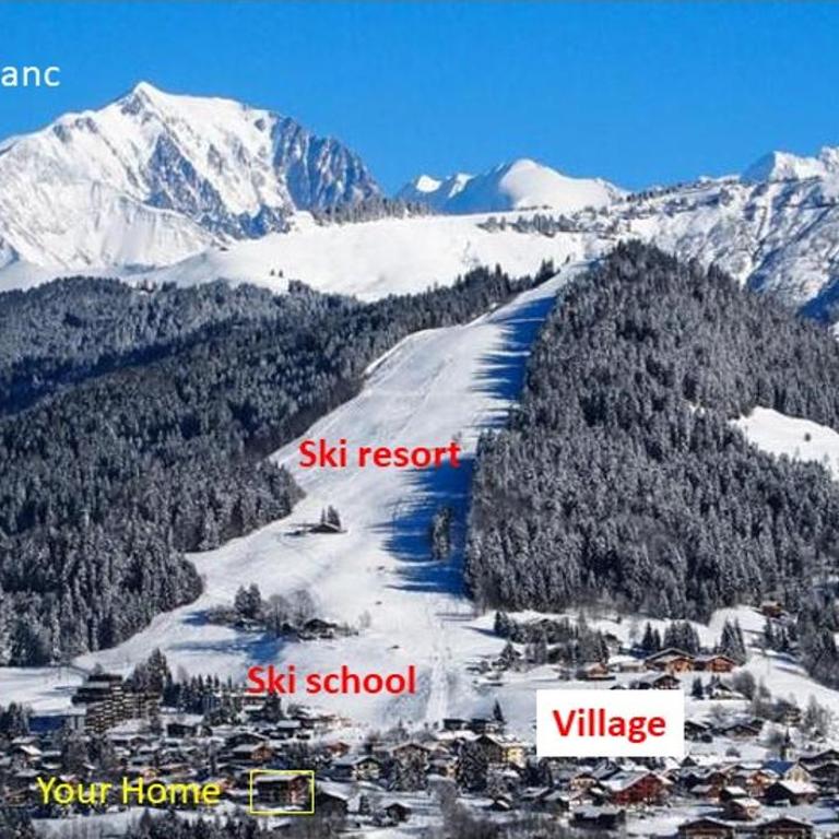 Chalet Les Combes - Appartement avec Vue sur la Montagne - 26
