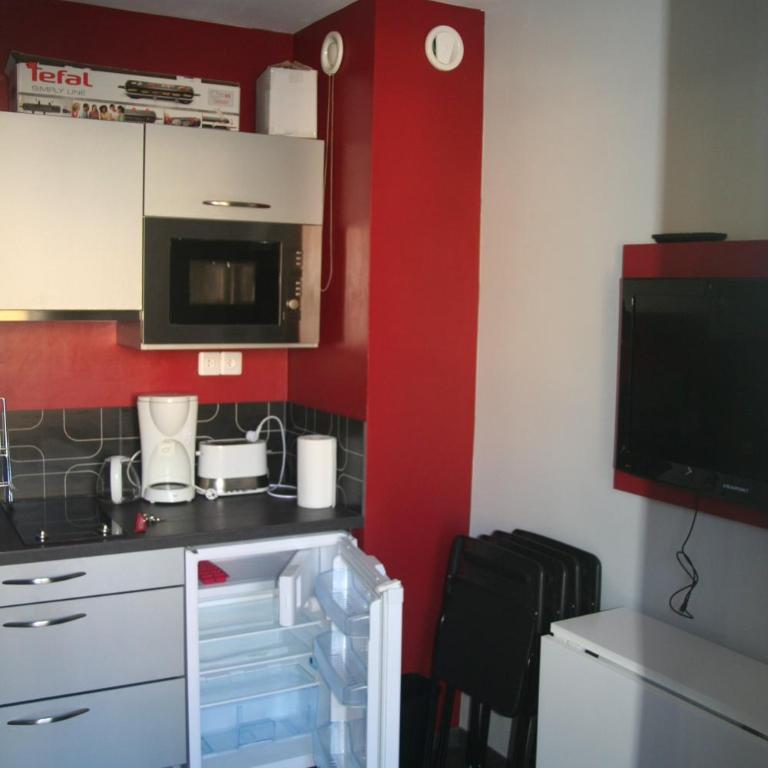 studio moderne avec coin montagne la vallée blanche 2 La Foux d Allos - Apartment mit 1 Schlafzimmer - 4