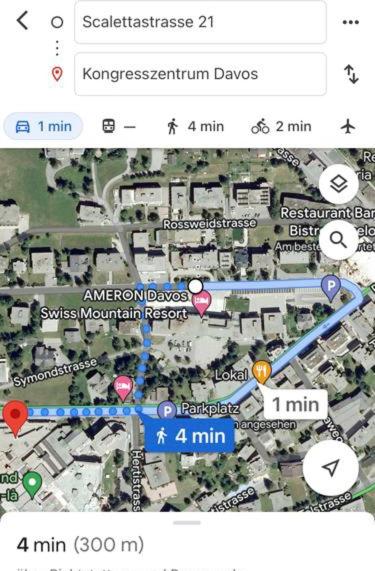 WEF 2027 Ferienwohnung, 3 Minuten Fussweg zum Kongresshaus, geeignet für 2 Personen - Apartment mit Balkon - 21