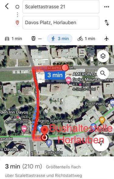 WEF 2027 Ferienwohnung, 3 Minuten Fussweg zum Kongresshaus, geeignet für 2 Personen - Apartment mit Balkon - 23