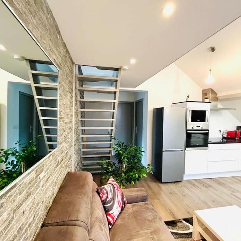 Le Red Loft à 5min du centre-ville avec parking privatif gratuit - Appartamento con 1 Camera da Letto - 10