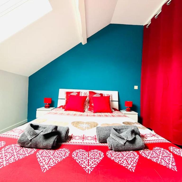 Le Red Loft à 5min du centre-ville avec parking privatif gratuit - Appartamento con 1 Camera da Letto - 29