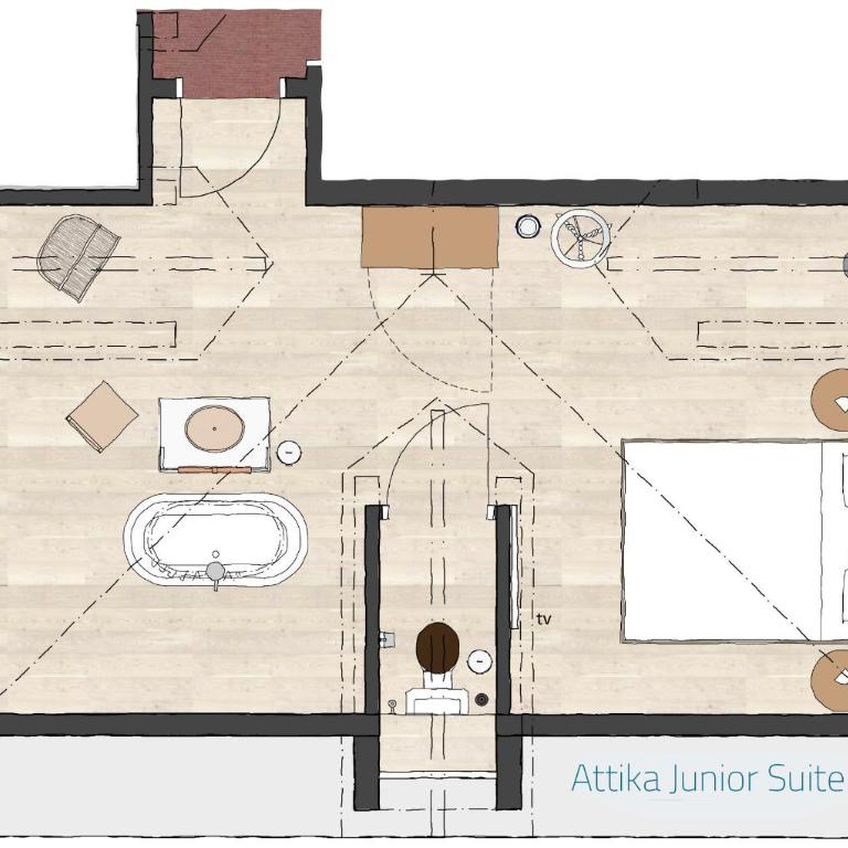 Hotel De Londres - Junior Suite - Dachgeschoss - 4