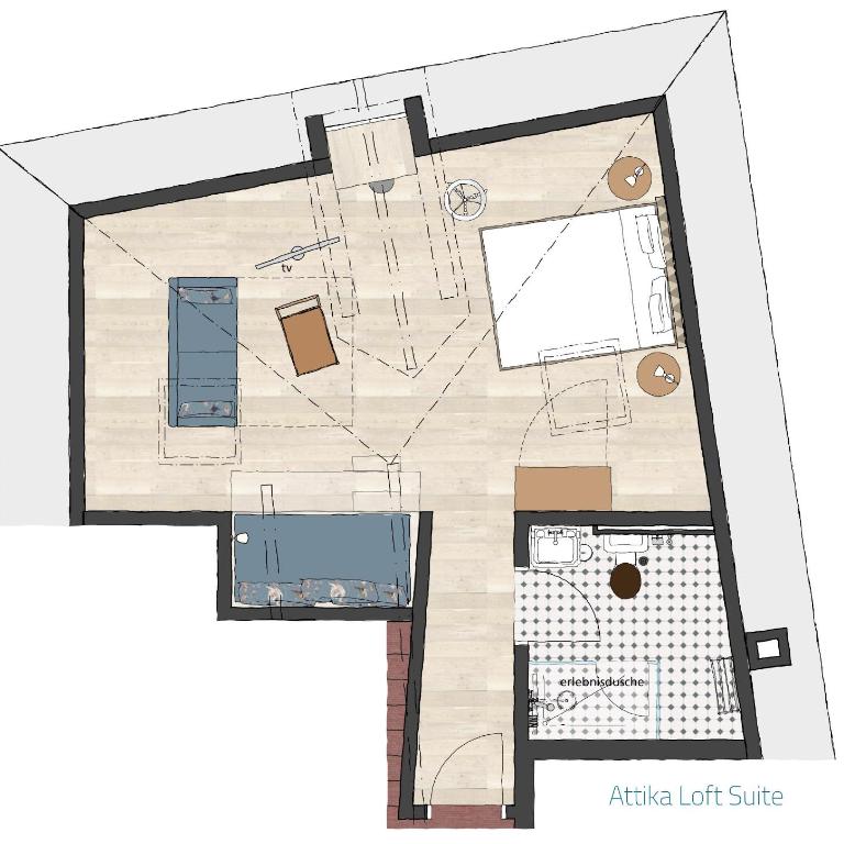 Hotel De Londres - Loft-Suite - Dachgeschoss - 11