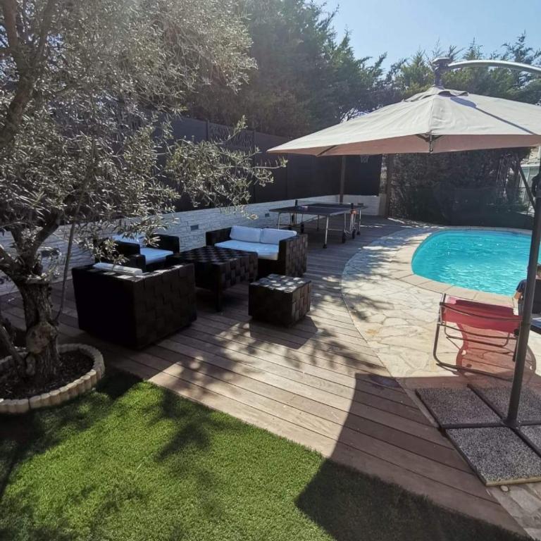 Cosy Bas de Villa, proche de Cannes - Maison 2 Chambres - 4