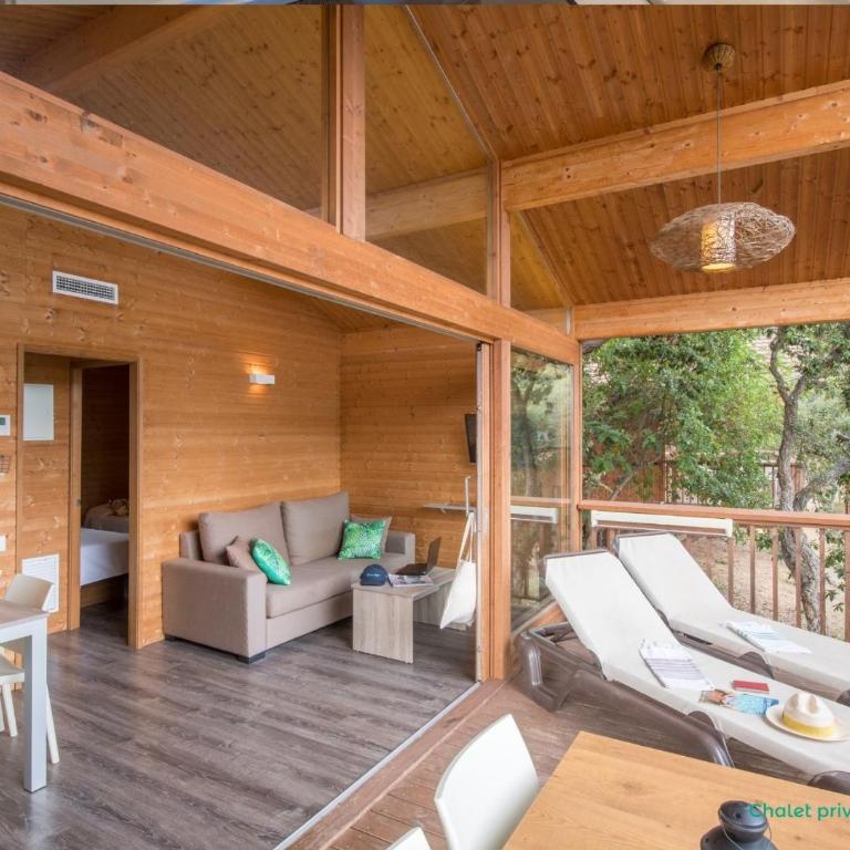 Camping Cala Llevado - Two-Bedroom Prestige Ecolodge - 5 People - 7