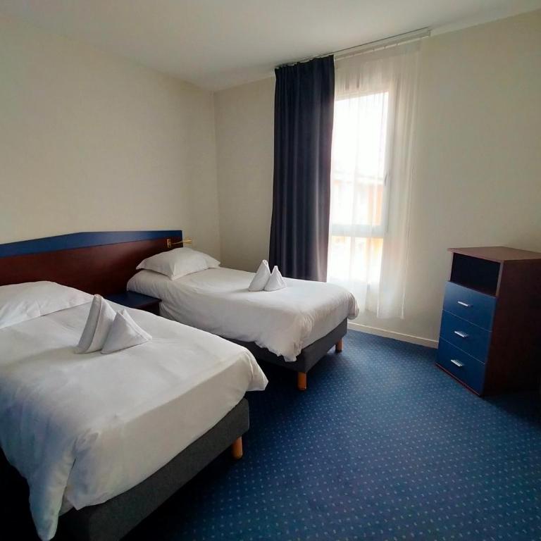 Comfort Aparthotel Carcassonne - Appartamento con 1 Camera Doppia con Letti Singoli - 1