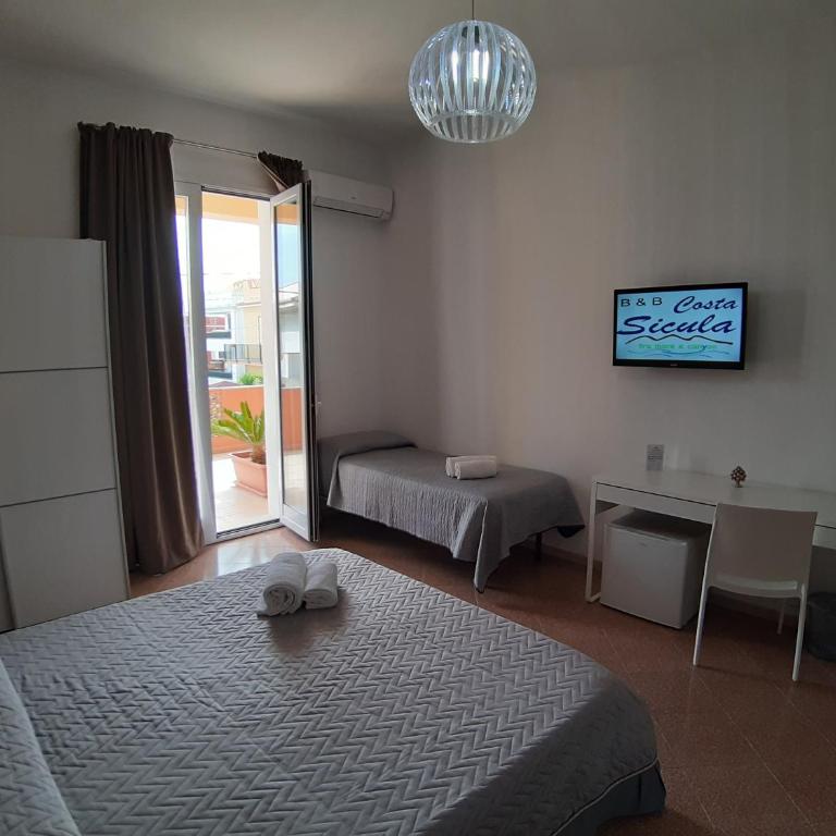 B&B Costa Sicula - Camera Tripla Superior con Vista Mare - 3