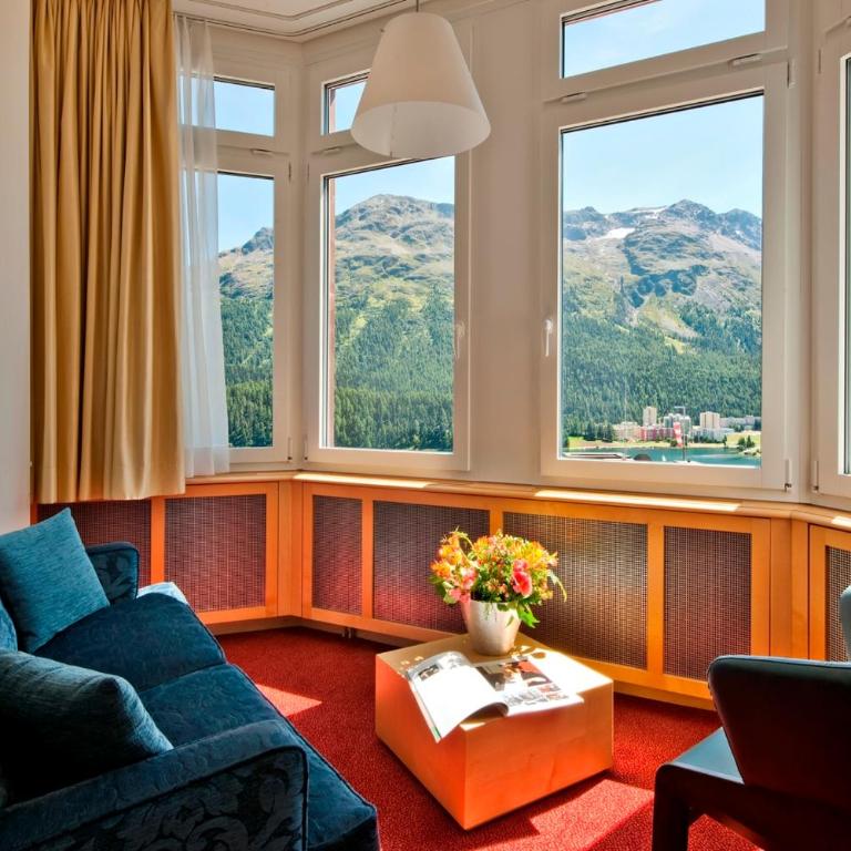 Hotel Schweizerhof St. Moritz - Junior Suite mit Seeblick - 1