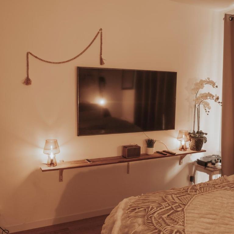 Studio tt confort coeur ville avec terrasse et parking gratuit - Appartement 1 Chambre - 6