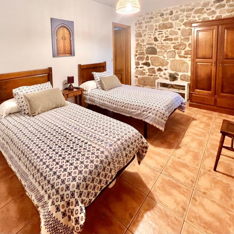 A Casa dos Cancelos- Hotel rural - Habitación Doble adaptada para personas con discapacidad - 2 camas - 2