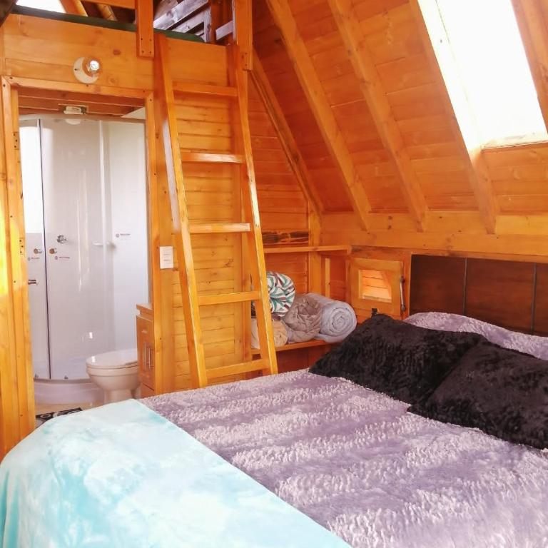 Glamping y Cabañas el Encanto los Geranios - Habitación Doble con baño - 2 camas - 5