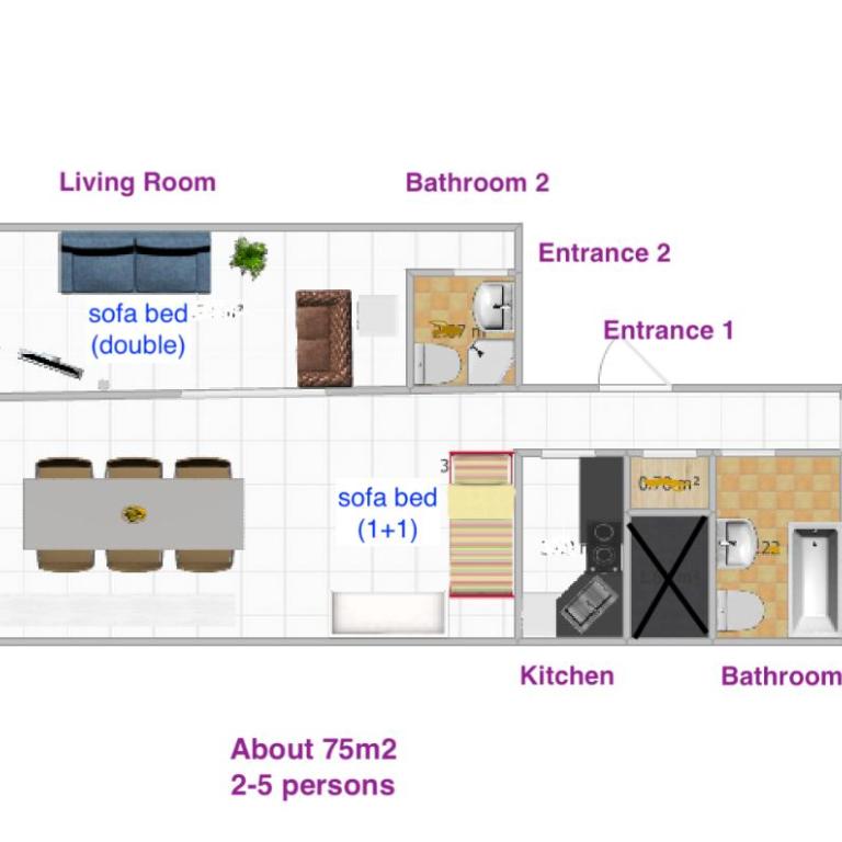 Flat in Juan - Appartement 2 Chambres - 5