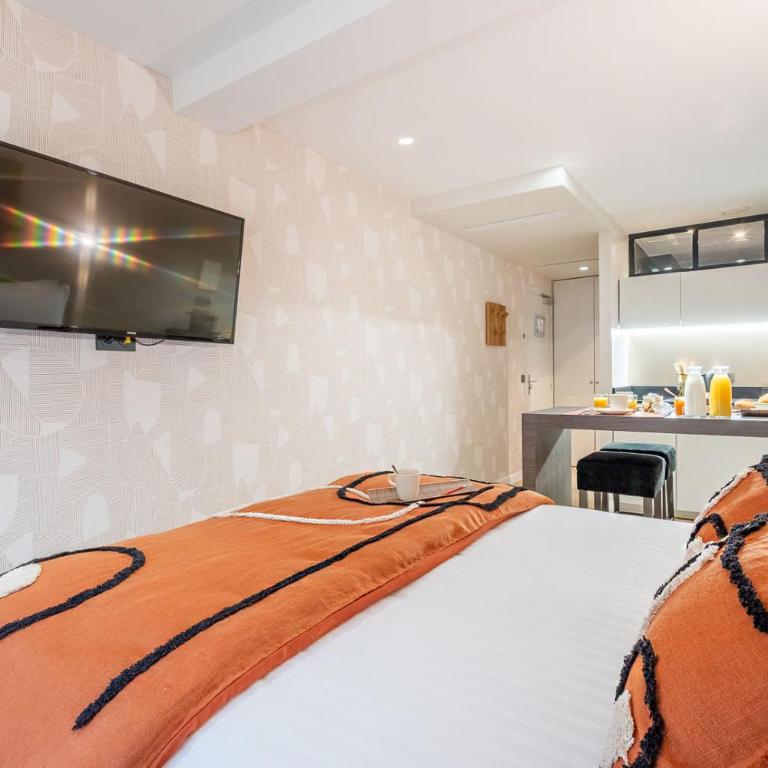 Yuna Les Halles - Serviced Apartments - Studio Supérieur - Vue sur Ville - 22 m² - 12