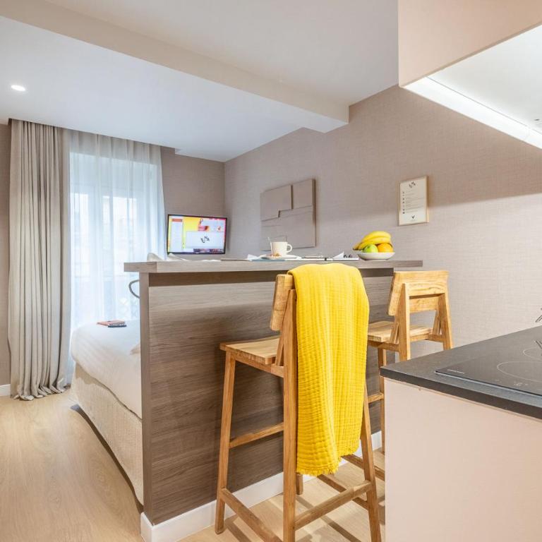 Yuna Les Halles - Serviced Apartments - Studio Classique - Vue sur Ville - 17 m² - 14