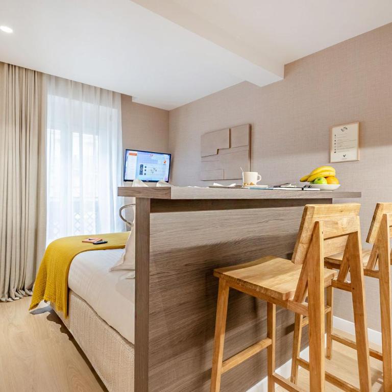 Yuna Les Halles - Serviced Apartments - Studio Classique - Vue sur Ville - 17 m² - 20