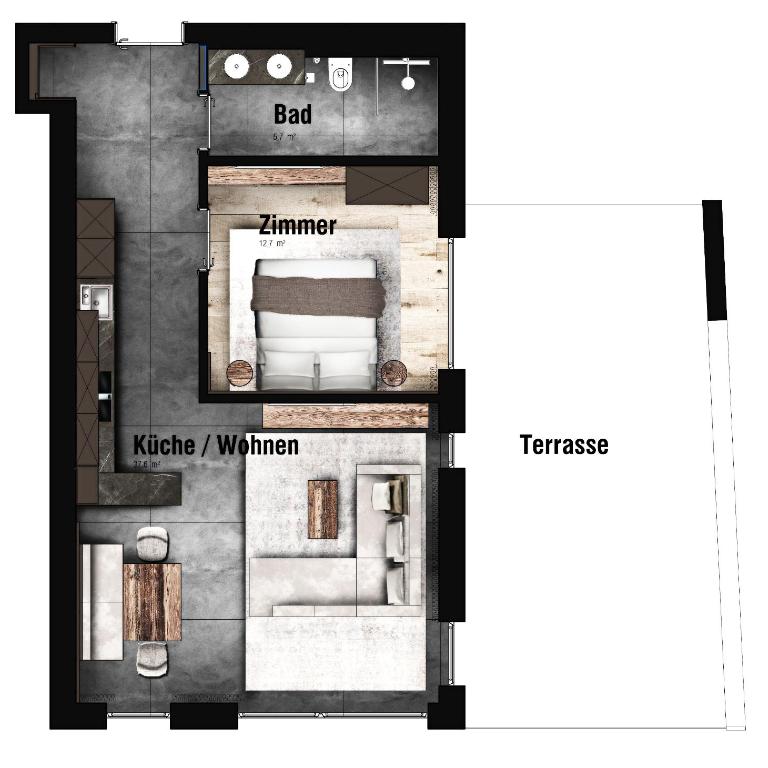 LUVA Resorts Kappl - Chalet K - Apartment mit 1 Schlafzimmer - 10