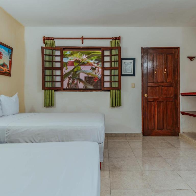 Hotel Santa María Mérida - Standard Double Room with Two Double Beds - 16