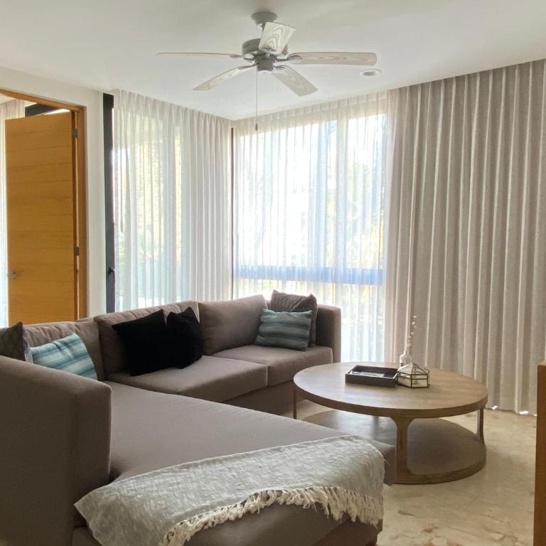 Departamento 2 recámaras Anah - Deluxe Apartment mit Balkon und 2 Schlafzimmern - 48
