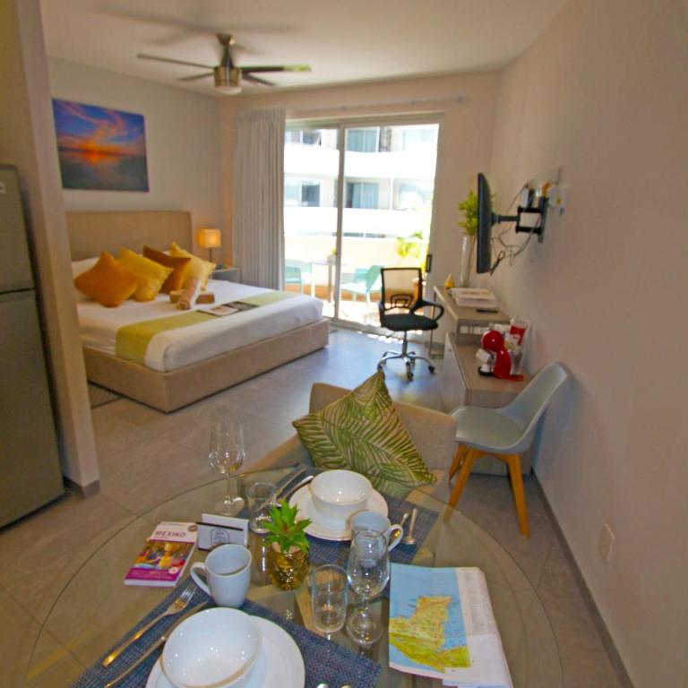The Gallery Condos Playa de Carmen - Estudio Deluxe con cama grande - 4