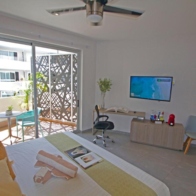 The Gallery Condos Playa de Carmen - Estudio Deluxe con cama grande - 20