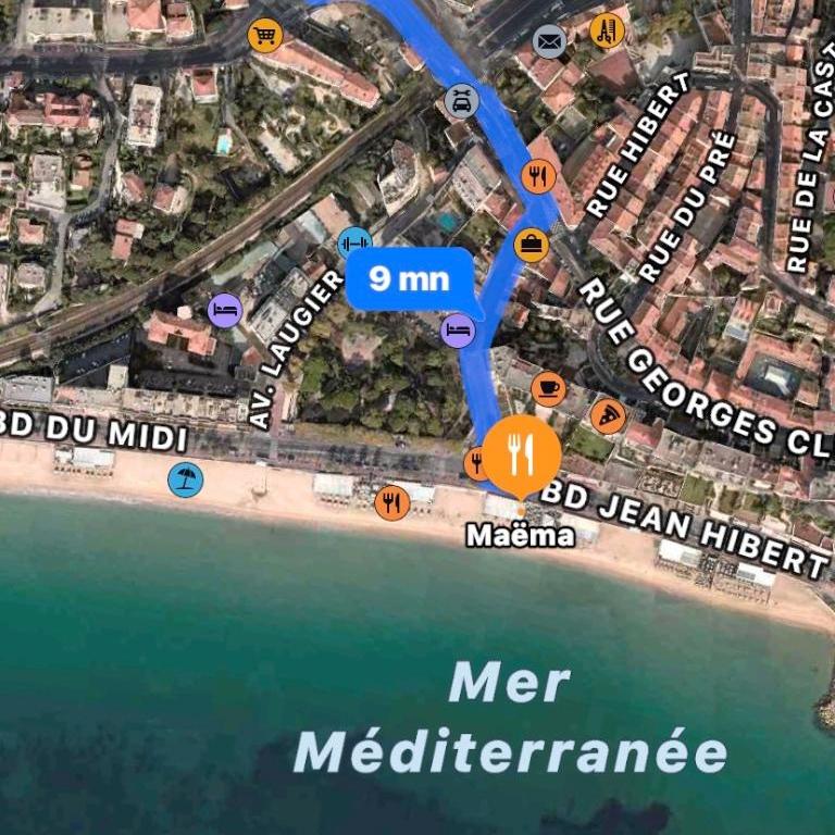 Luxurious Studio in Cannes 450m from sea with Terrace and Air Conditioning and private Parking - Appartement 1 Chambre - 51