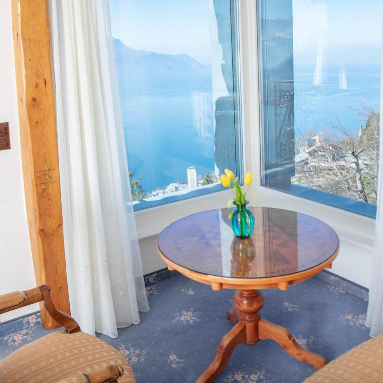 Hotel Victoria Glion - Deluxe Doppelzimmer mit Seeblick - 4