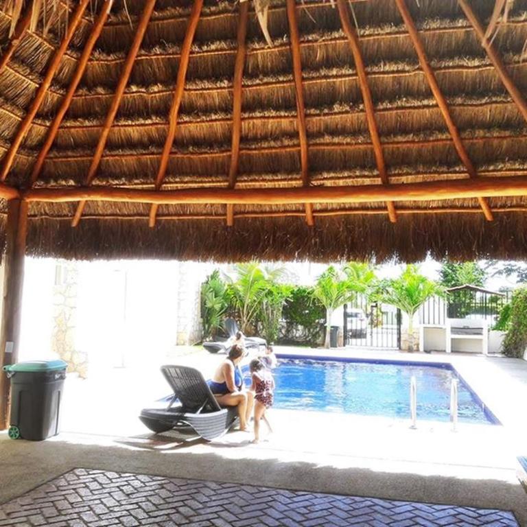 Apartamento En Fraccionamiento Privado 6 Personas, 5 Camas, Piscina cerca de la Playa - Two-Bedroom Apartment - 1