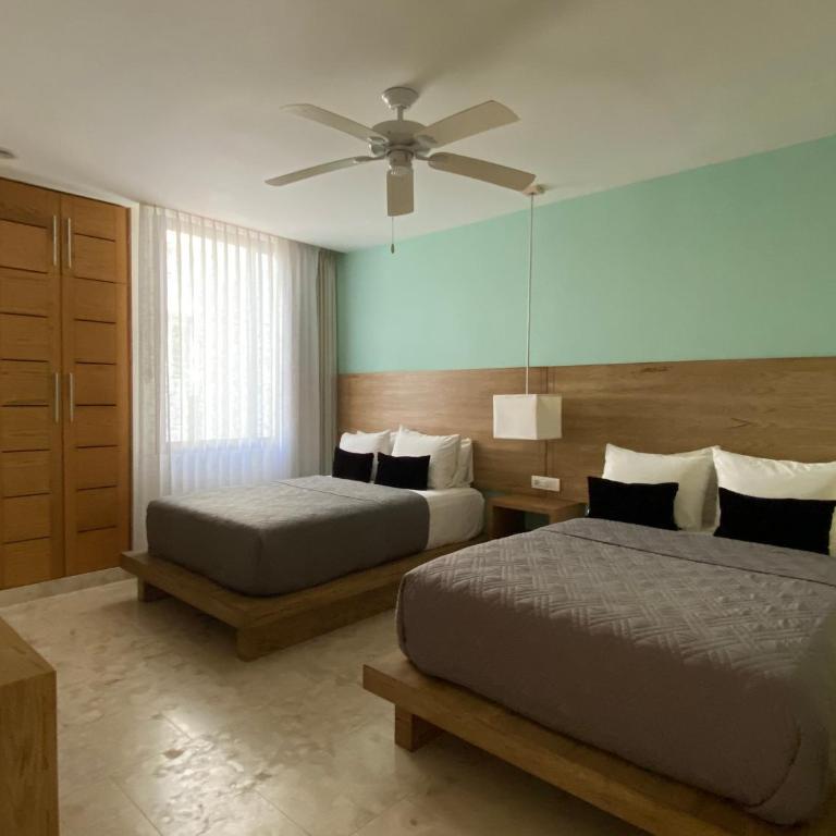 Departamento 2 recámaras Anah - Deluxe Apartment mit Balkon und 2 Schlafzimmern - 68