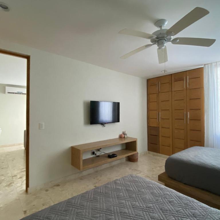 Departamento 2 recámaras Anah - Deluxe Apartment mit Balkon und 2 Schlafzimmern - 70