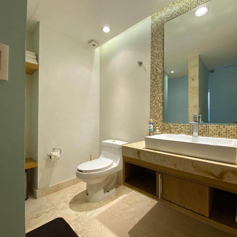 Departamento 2 recámaras Anah - Deluxe Apartment mit Balkon und 2 Schlafzimmern - 73