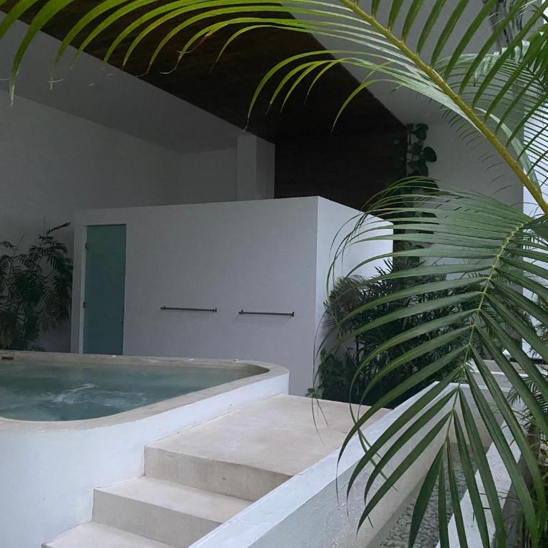 Departamento 2 recámaras Anah - Deluxe Apartment mit Balkon und 2 Schlafzimmern - 64
