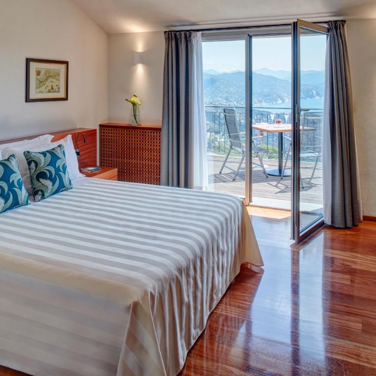 Il Leccio - Luxury Resort Portofino Monte - Camera Matrimoniale Deluxe con Balcone e Vista Mare - 4