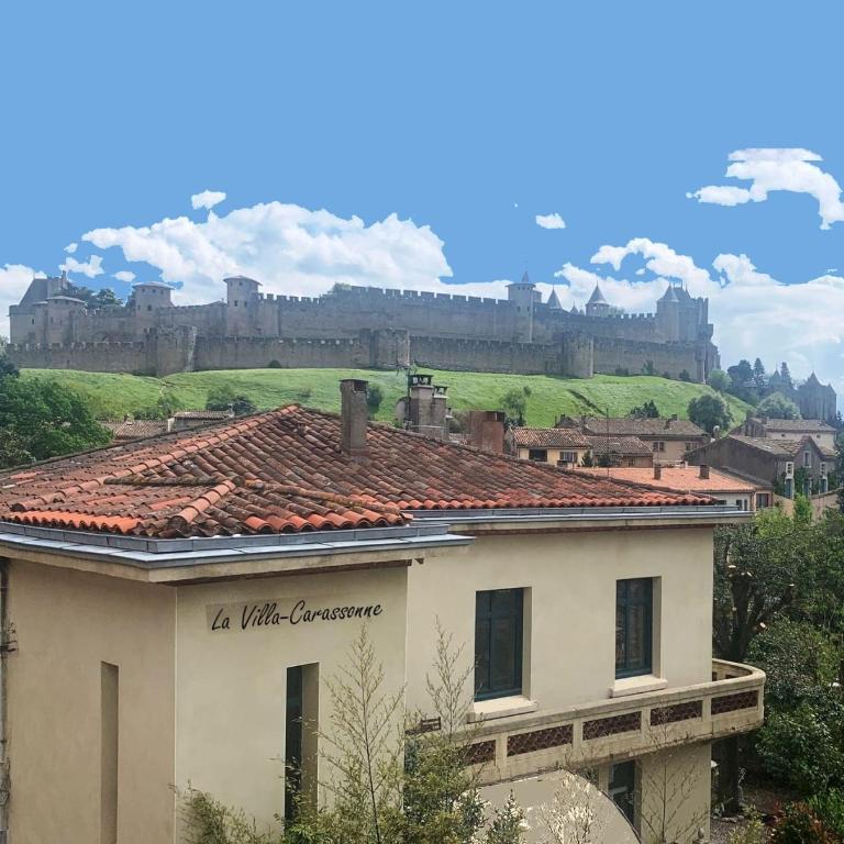 La Villa Carcassonne, Chambres d hôtes, B&B, face à la Cité Médiévale - Double or Twin Room with Garden View - 1