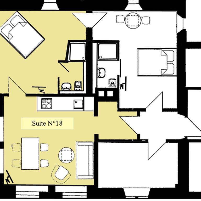 Hotel Montfort-Schlössle - Suite-Ferienwohnung Nr. 18 mit Seeblick - 14