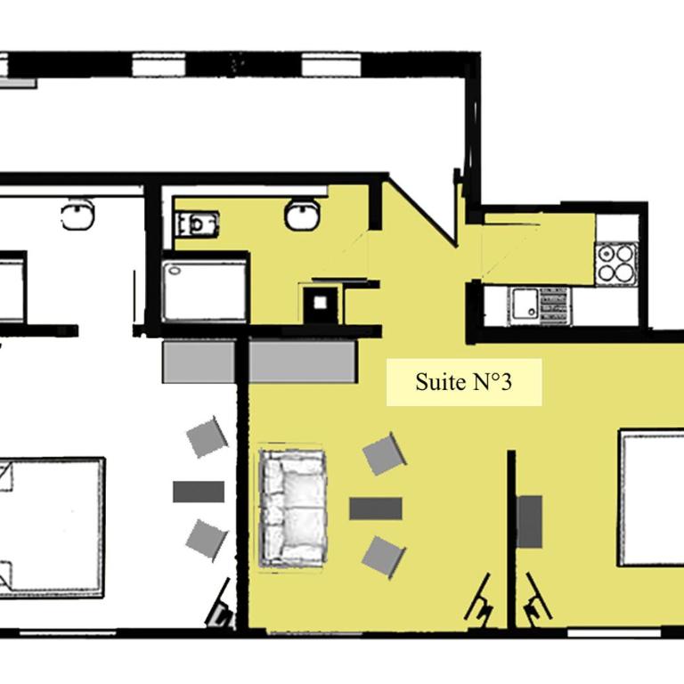 Hotel Montfort-Schlössle - Suite-Ferienwohnung Nr. 3 mit Seeblick - 11