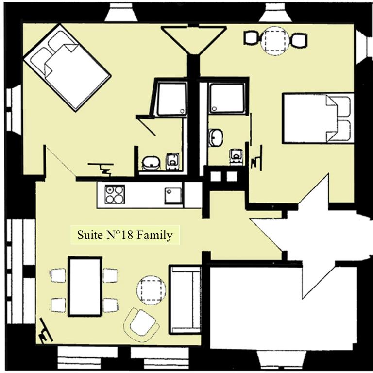 Hotel Montfort-Schlössle - Suite-Familienferienwohnung Nr. 18 mit Seeblick - 19