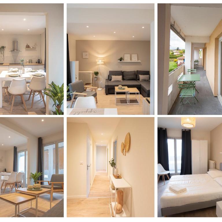 "Envie Lyonnaise" Location - 14 personnes - Terrasse - WIFI fibre optic - Appartement - 4