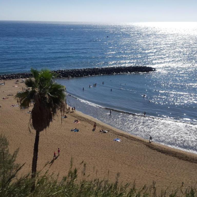 Top-Apartment in Apartamentos Danubio, 4 Etage, Poolblick und seitlicher Meerblick, Wohnzimmer und 1 Schlafzimmer, im Herzen von Playa del Inglés , Gran Canaria - One-Bedroom Apartment - 20