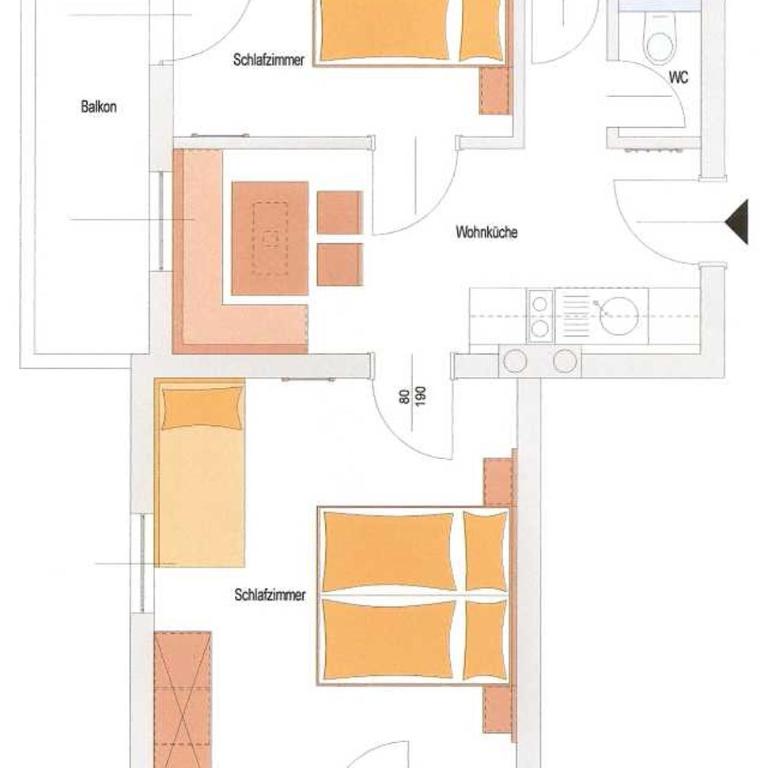 Appartement Kristall - Apartment mit 2 Schlafzimmern - 2