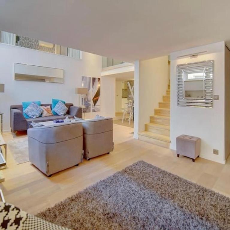 Azurenting - Le Loft - Grand duplex exception 3 chambres - Clim - Apartamento Suite de 3 dormitorios - 45