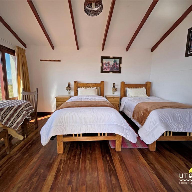 Utasawa - Habitación Doble con vistas al lago - 2 camas individuales - 13