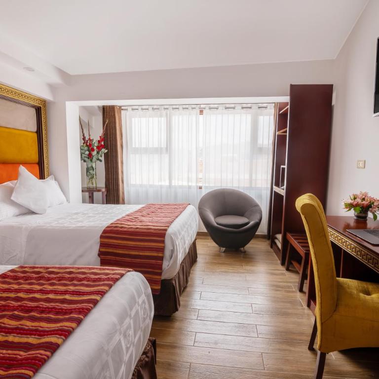 Hotel Hacienda Cusco Centro Historico - Twin Room with Two Double Beds - 2