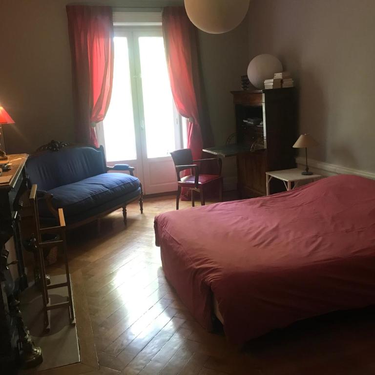 Berges du Rhône/ Chambre avec balcon - Chambre Double avec Salle de Bains Privative Extérieure - 4