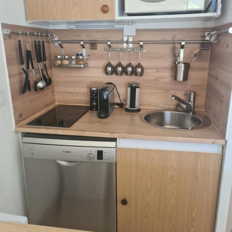 grand studio 28 m2 tout confort au pieds des pistes - Apartment mit 2 Schlafzimmern - 13
