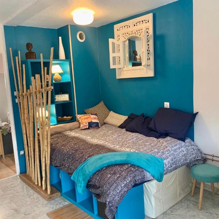 Luxurious Studio in Cannes 450m from sea with Terrace and Air Conditioning and private Parking - Appartement 1 Chambre - 34