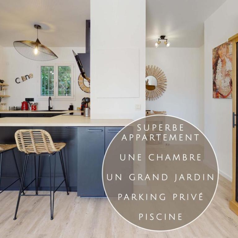 Appartement T2 : Jardin, Piscine, Parking à Sainte-Maxime - Appartement 1 Chambre - 1