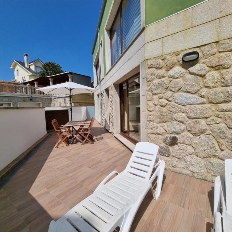 Foz Playa Rapadoira - Bajos con terraza - Apartamento con terraza - 9